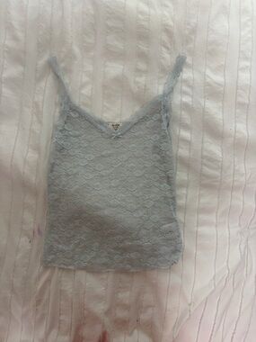Brandy Melville Light Blue Lace Camisole